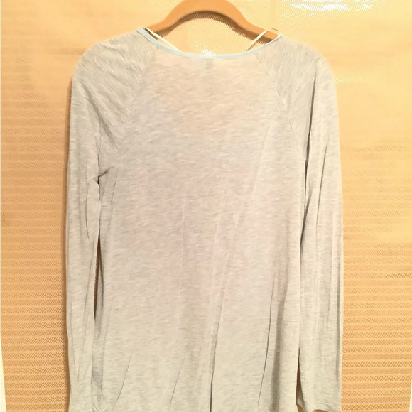 LAUREN CONRAD~BLOUSE~LIGHT BLUE~SOFT LACE~SMALL - Picture 4 of 4